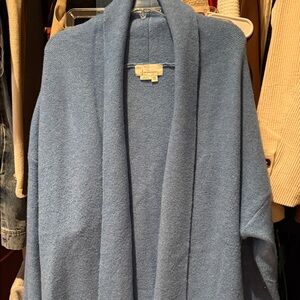 Anthropologie one size Blue Open Front Cardigan